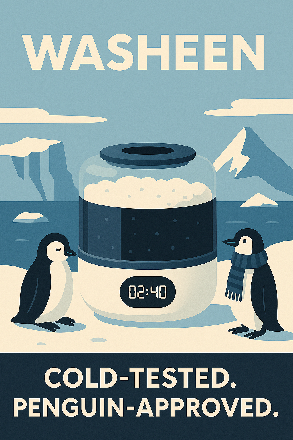 Penguin-Approved: Washeen™ Survives Antarctica’s Coldest Sock Crisis
